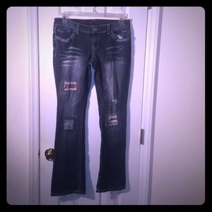 Twenty One Black Destressed Jeans